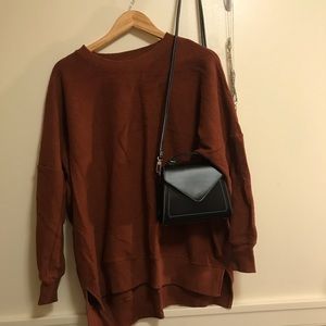 Aerie Burgundy Knit Sweater